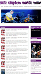 Mobile Screenshot of ericclaptonmusicnews.com